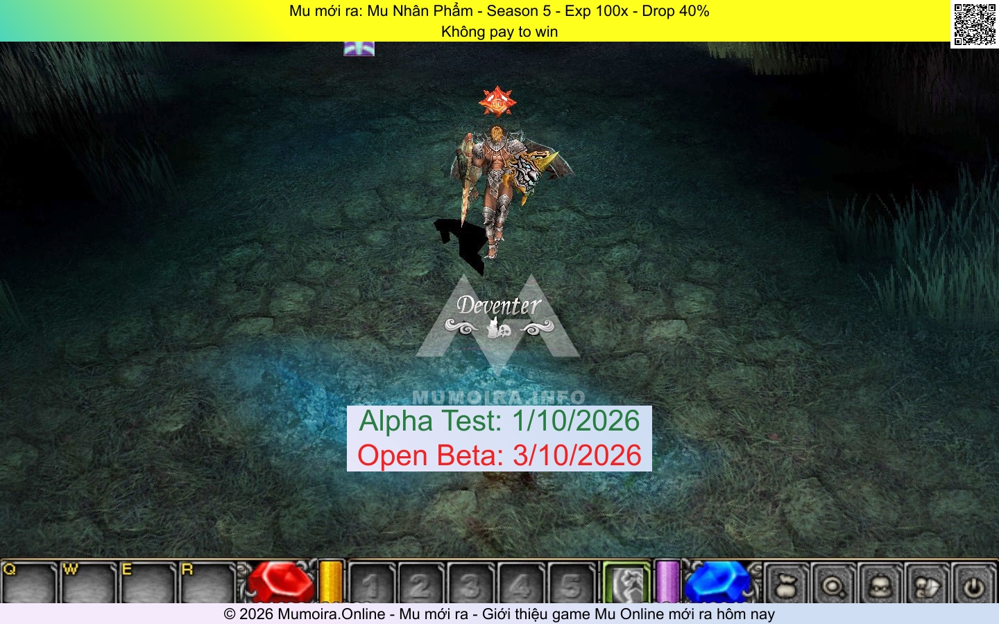 Mu mới ra, Mu Nhân Phẩm, munhanpham.xyz, Mu Online, Mu SS5 mới ra, Mu Test tháng 10 2026, Không pay to win, Season 5
