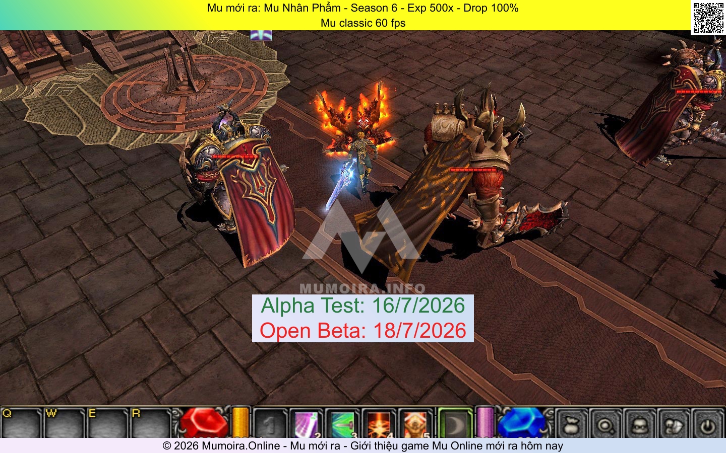 Mu mới ra, Mu Nhân Phẩm, munhanpham.xyz, Mu Online, Mu SS6 mới ra, Mu Test tháng 7 2026, Mu classic 60 fps, Season 6
