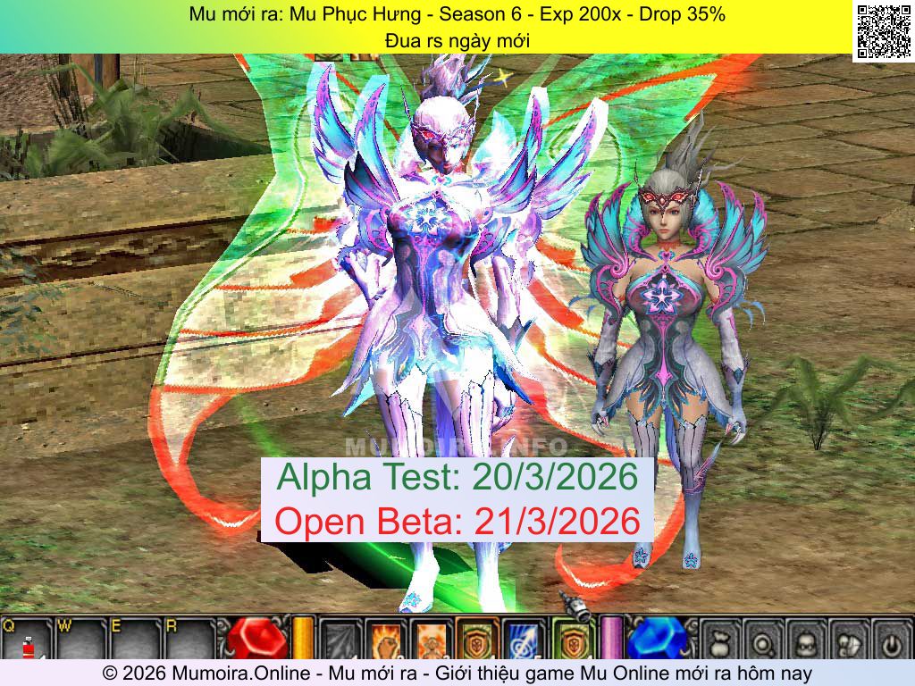 Mu mới ra, Mu Phục Hưng, muphuchung.pro, Mu Online, Mu SS6 mới ra, Mu Test tháng 3 2026, Đua rs ngày mới, Season 6