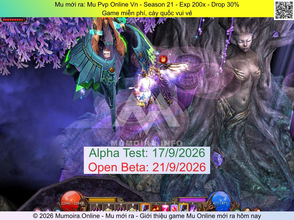 Mu mới ra, Mu Pvp Online Vn, mu-pvponlinevn.com, Mu Online, Mu SS21 mới ra, Mu Test tháng 9 2026, Game miễn phí, cày quốc vui vẻ, Season 21