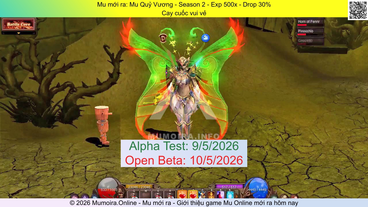 Mu mới ra, Mu Quỷ Vương, quyvuong.net, Mu Online, Mu SS2 mới ra, Mu Test tháng 5 2026, Cay cuốc vui vẻ, Season 2