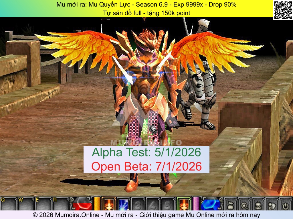 Mu mới ra, Mu Quyền Lực, muquyenluc.pro, Mu Online, Mu SS6 mới ra, Mu Test tháng 1 2026, Tự săn đồ full - tặng 150k point, Season 6.9