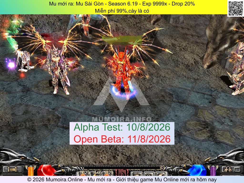 Mu mới ra, Mu Sài Gòn, mu-saigonss6.online, Mu Online, Mu SS6 mới ra, Mu Test tháng 8 2026, Miễn phí 99%,cày là có, Season 6.19