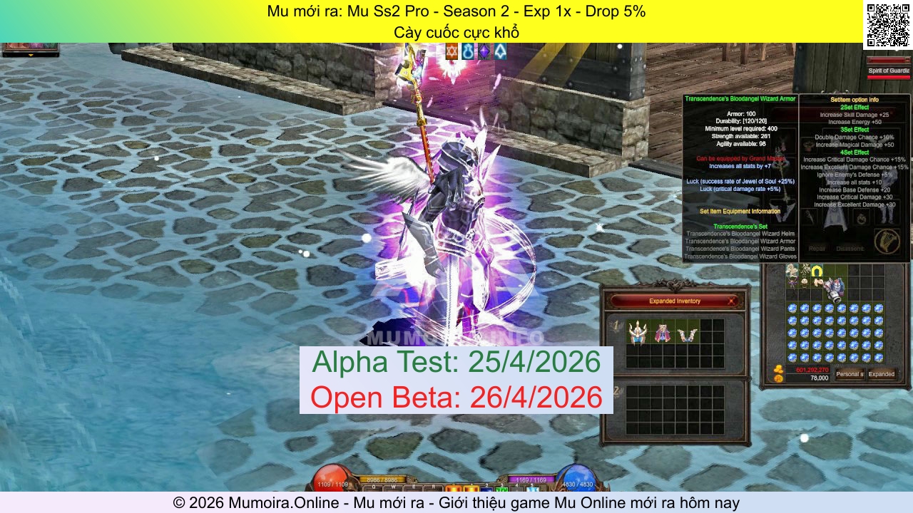 Mu mới ra, Mu Ss2 Pro, ss2.pro, Mu Online, Mu SS2 mới ra, Mu Test tháng 4 2026, Cày cuốc cực khổ, Season 2