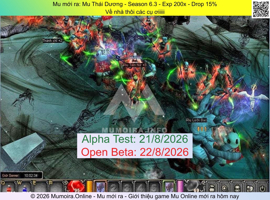 Mu mới ra, Mu Thái Dương, muthaiduong.io, Mu Online, Mu SS6 mới ra, Mu Test tháng 8 2026, Về nhà thôi các cụ ơiiiii, Season 6.3