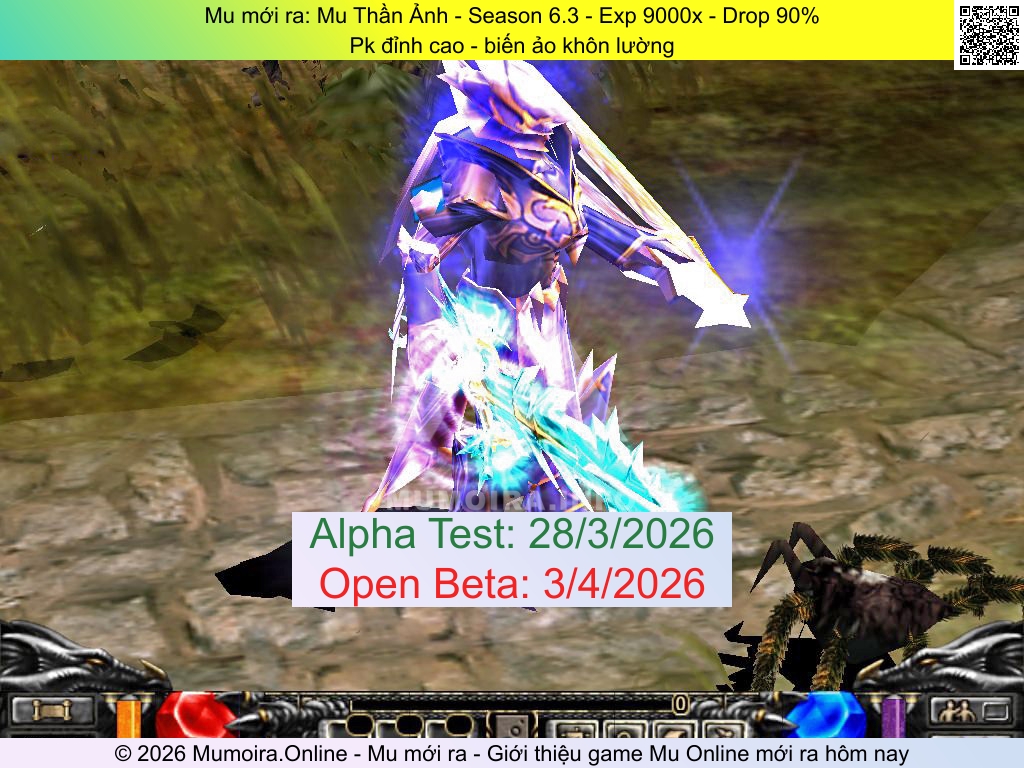 Mu mới ra, Mu Thần Ảnh, pk393.choimu.online, Mu Online, Mu SS6 mới ra, Mu Test tháng 3 2026, Pk đỉnh cao - biến ảo khôn lường, Season 6.3