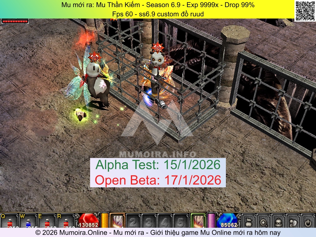 Mu mới ra, Mu Thần Kiếm, mu-thankiem.com, Mu Online, Mu SS6 mới ra, Mu Test tháng 1 2026, Fps 60 - ss6.9 custom đồ ruud, Season 6.9