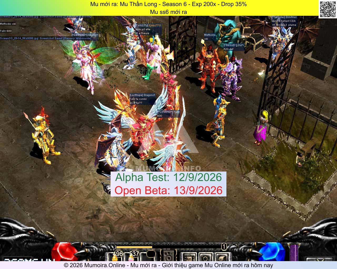 Mu mới ra, Mu Thần Long, muthanlong.pro, Mu Online, Mu SS6 mới ra, Mu Test tháng 9 2026, Mu ss6 mới ra, Season 6