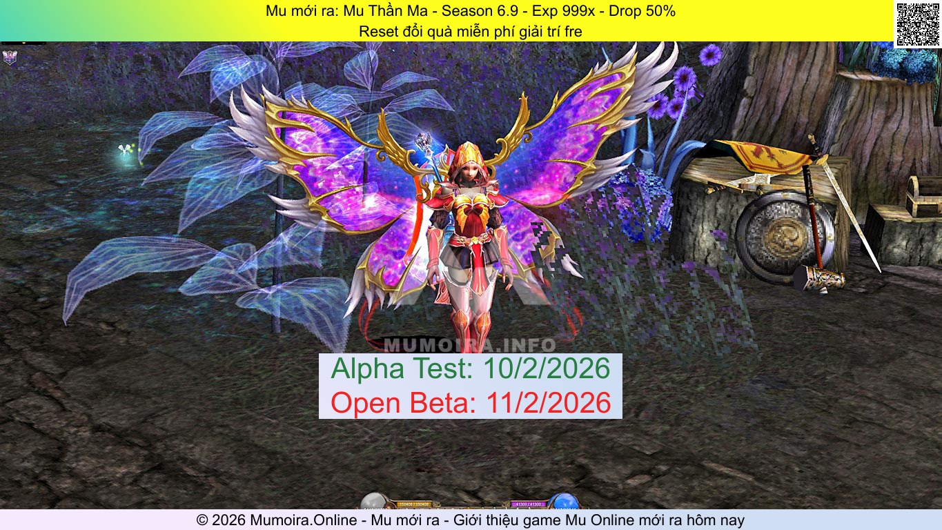 Mu mới ra, Mu Thần Ma, muthanma.pro, Mu Online, Mu SS6 mới ra, Mu Test tháng 2 2026, Reset đổi quà miễn phí giải trí fre, Season 6.9