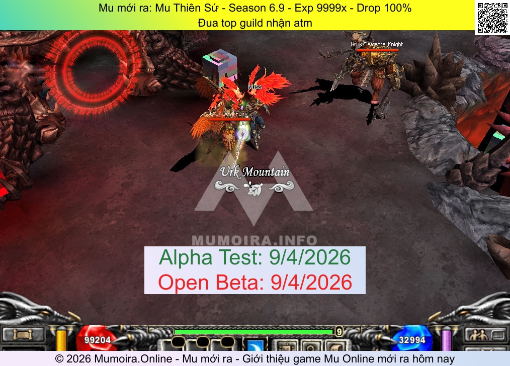 Mu mới ra, Mu Thiên Sứ, mu-thiensu.top, Mu Online, Mu SS6 mới ra, Mu Test tháng 4 2026, Đua top guild nhận atm, Season 6.9