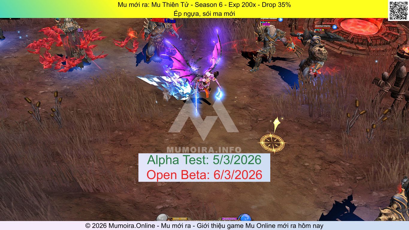 Mu mới ra, Mu Thiên Tử, muthientu.pro, Mu Online, Mu SS6 mới ra, Mu Test tháng 3 2026, Ép ngựa, sói ma mới, Season 6
