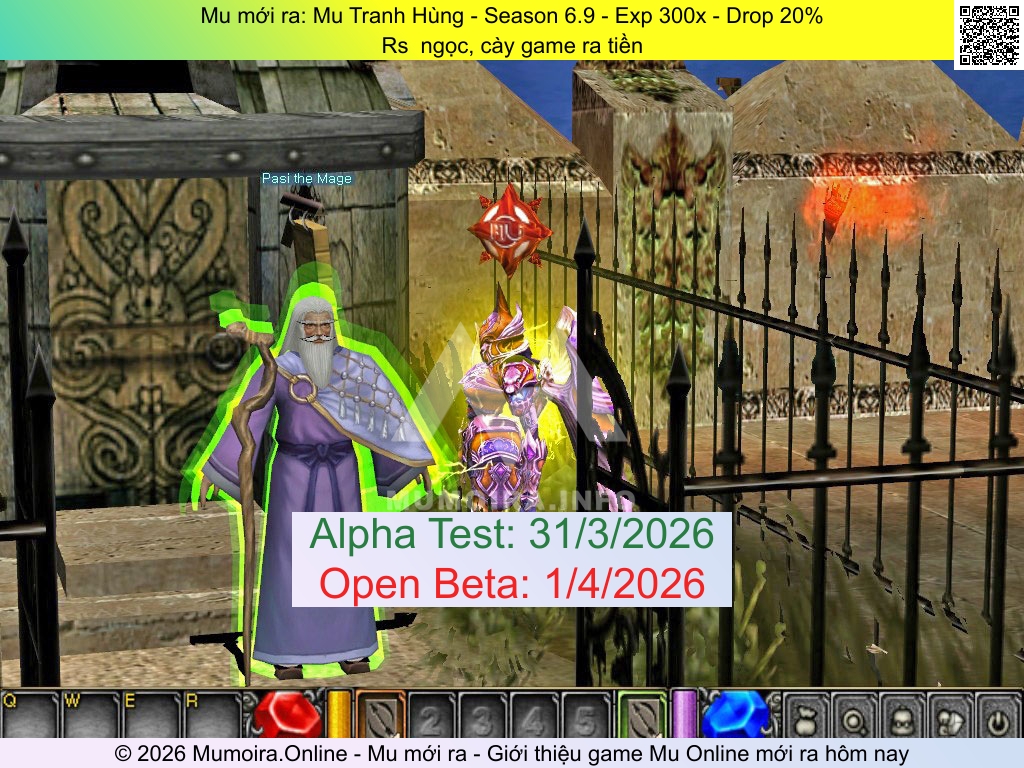 Mu mới ra, Mu Tranh Hùng, id.mutranhhung.com, Mu Online, Mu SS6 mới ra, Mu Test tháng 3 2026, Rs  ngọc, cày game ra tiền, Season 6.9