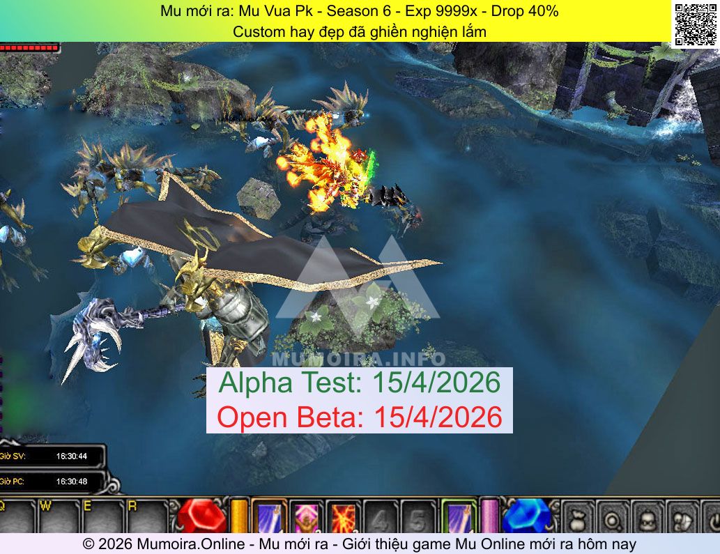 Mu mới ra, Mu Vua Pk, muvuapk.info, Mu Online, Mu SS6 mới ra, Mu Test tháng 4 2026, Custom hay đẹp đã ghiền nghiện lắm, Season 6