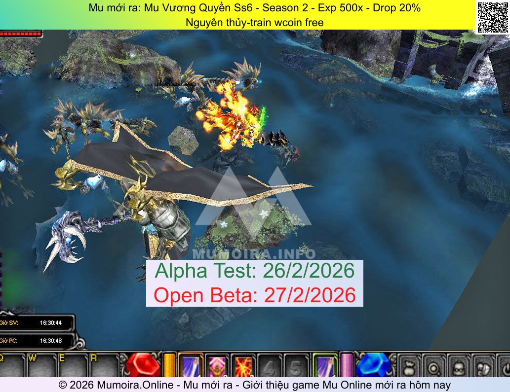 Mu mới ra, Mu Vương Quyền Ss6, vuongquyen.info, Mu Online, Mu SS2 mới ra, Mu Test tháng 2 2026, Nguyên thủy-train wcoin free, Season 2