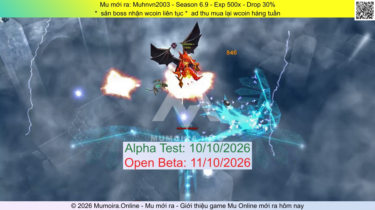 Mu mới ra, Muhnvn2003, s6.muhnvn2003.com, Mu Online, Mu SS6 mới ra, Mu Test tháng 10 2026, *  săn boss nhận wcoin liên tục *  ad thu mua lại wcoin hàng tuần, Season 6.9