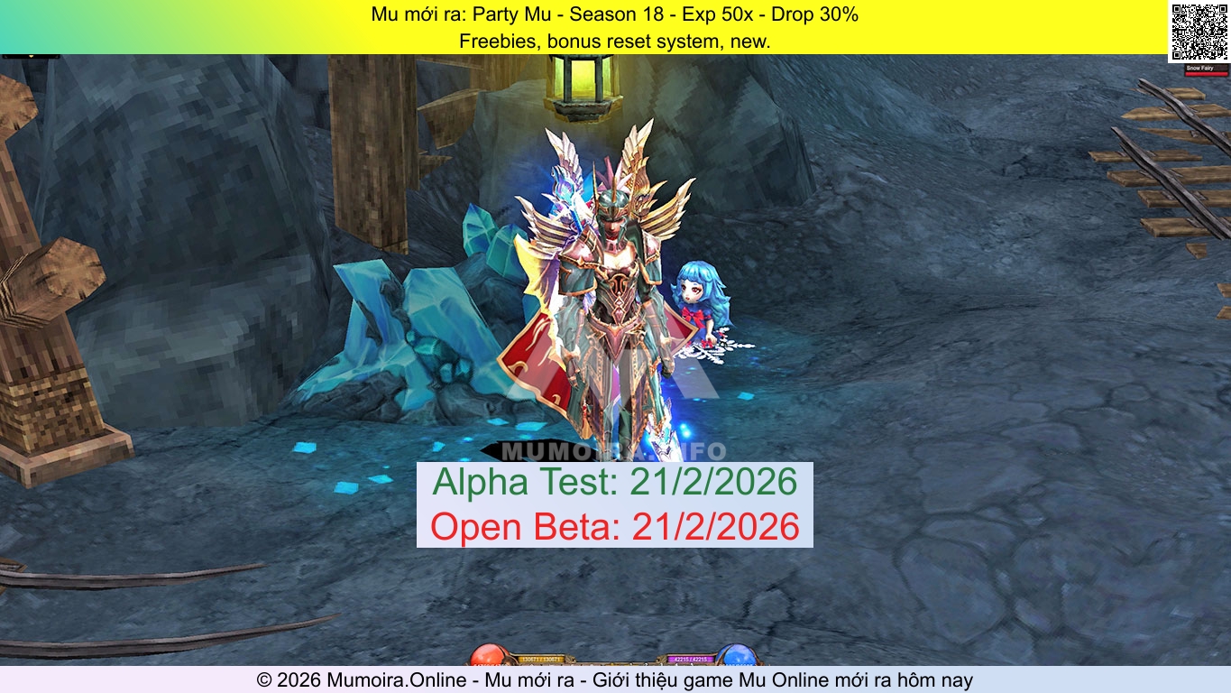 Mu mới ra, Party Mu, partymu.net, Mu Online, Mu SS18 mới ra, Mu Test tháng 2 2026, Freebies, bonus reset system, new., Season 18