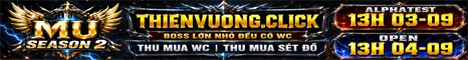 Game Mu Online PC mới ra tháng 9 2026: Mu Thiên Vương - Season 2 - Exp 100x - Drop 5% - Alpha Test 03/09/2026 - Open Beta 04/09/2026