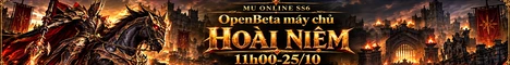 Game Mu Online PC mới ra tháng 10 2026: Mu Ss6 Xưa - Season 6.3 - Exp 300x - Drop 30% - Alpha Test 21/10/2026 - Open Beta 22/10/2026