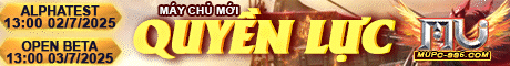 Game Mu Online PC mới ra tháng 7 2025: Mu Pc Season 6 - Season 6.9 - Exp 300x - Drop 10% - Alpha Test 02/07/2025 - Open Beta 03/07/2025